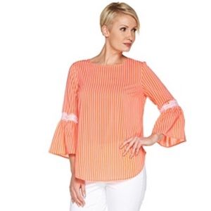 SALE* NWOT Du Jour Bell sleeve top sz XL